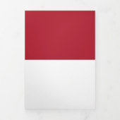 モナコ国旗 三つ折りカード (カバー)