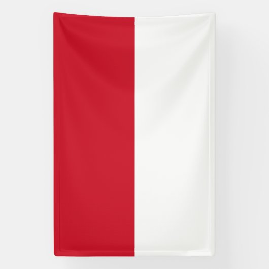 モナコ国旗 横断幕 (縦)