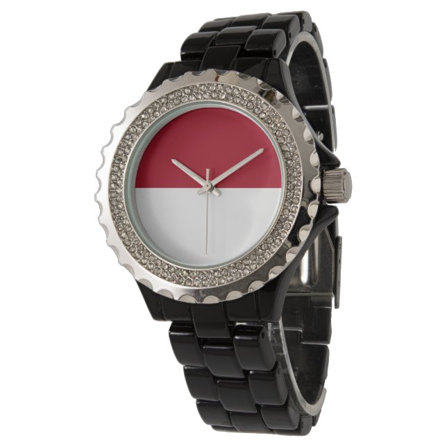 モナコ国旗 腕時計 (アングル)