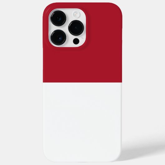 モナコ国旗 Case-Mate iPhoneケース (裏面)