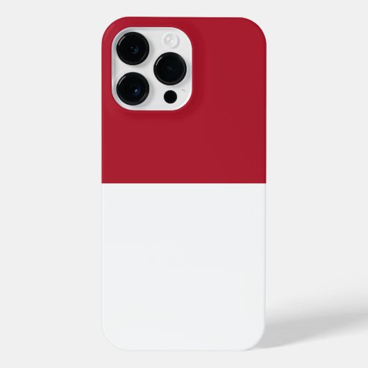 モナコ国旗 iPhoneケース (裏面)