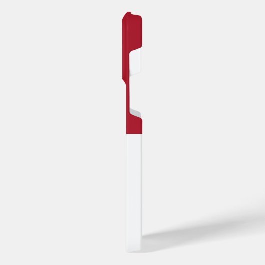 モナコ国旗 iPhoneケース (左側面)