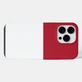 モナコ国旗 iPhoneケース (裏面横)