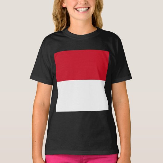 モナコ国旗 Tシャツ (正面)