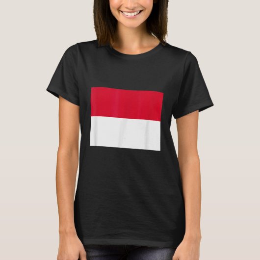 モナコ国旗 Tシャツ (正面)