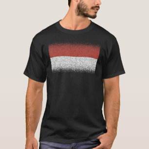 モナコ土産婦人国男性へ旗 Tシャツ