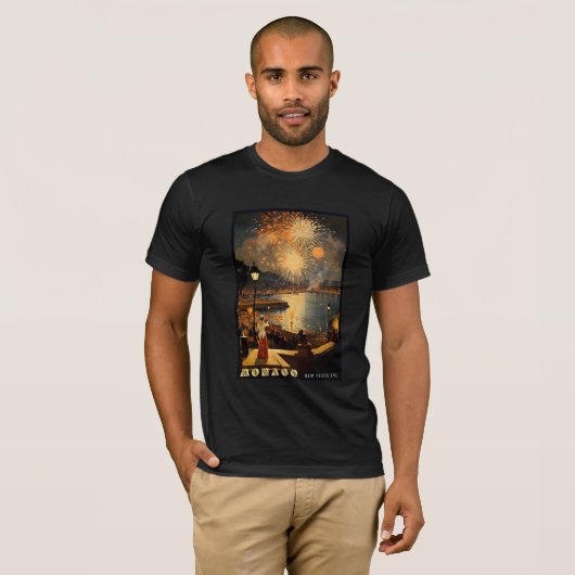 モナコ大晦日 Tシャツ (正面フル)