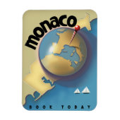 モナコ旅行ポスター マグネット (縦)