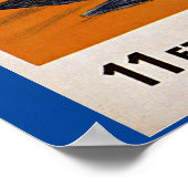 モナコ旅行ポスター、1936年のオートレース、 ポスター (角)