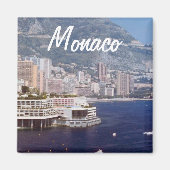 モナコ旅行写真お土産冷蔵庫用マグネット マグネット (正面)