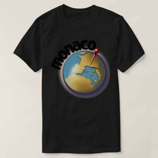 モナコ旅行 Tシャツ (デザイン正面)