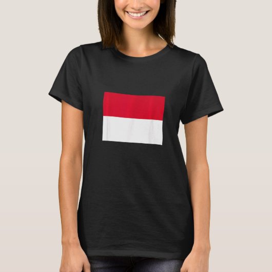 モナコ旗プレミアム Tシャツ (正面)