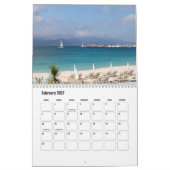 モナコ暦 カレンダー (2月 2027)