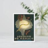 モナコ海洋博物館 水族館 アート ポストカード (スタンド正面)