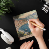 モナコ港を見下ろすヴィンテージ旅行のポスター