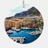 モナコ港 セラミックオーナメント (裏面)