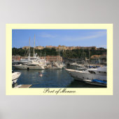 モナコ港 ポスター (正面)