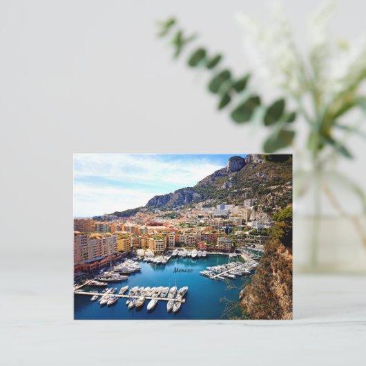 モナコ港 ポストカード (スタンド正面)