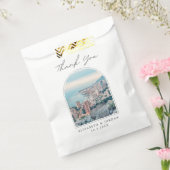 モナコ結婚式の引き出物フランスのリビエラサンキュー フェイバーバッグ (封をした状態)