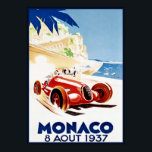 モナコ1937年、ヴィンタグアート ポスター<br><div class="desc">ヴィンテージアート、1937モナコのレース。</div>