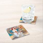 モナコ,モンテカルロ,ミュシャ スクエアペーパーコースター (インサイチュ)