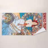 モナコ，モンテカルロ，ミュシャ バスタオル (バスタオル)