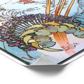 モナコ,モンテカルロ,ミュシャ ポスター (角)