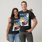 モナコ レトロ 1952 グランプリ 自動車 レース プリント Tシャツ (ユニセックス)
