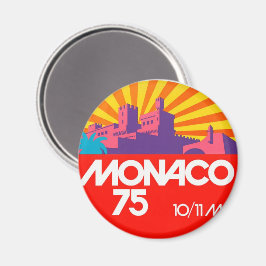 モナコ 75 レトロ ビンテージ 1970年代 マグネット