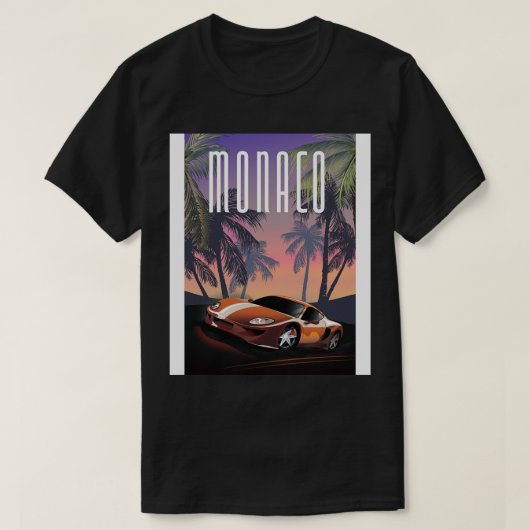 モナコ Tシャツ (デザイン正面)