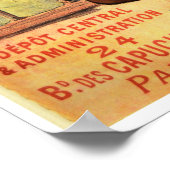 モナスティンモンクレキュールアドフランスのヴィンテージアルコール ポスター (角)