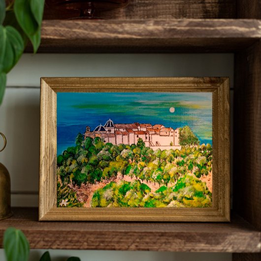 モナステリオデサンミゲル絵を描ズバイアルフレッドキツネ キャンバスプリント