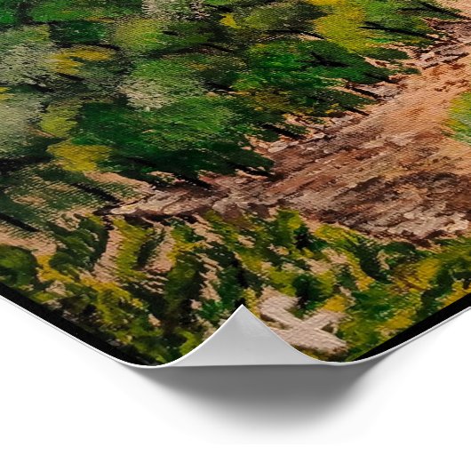 モナステリオデサンミゲル絵を描ズバイアルフレッドキツネ ポスター (角)