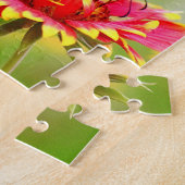 モナチ食べ物を与えチョウの花 ジグソーパズル (側面)