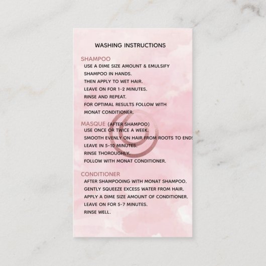 モナットの洗剤 名刺 (裏面)