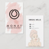 モナトスパ感じズ 名刺 (正面/裏面)