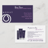 モナト-自分のボス2名刺になれ 名刺 (正面/裏面)