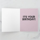 モナモダンスマイル!誕生日カード サンキューカード (内部)