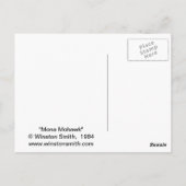 モナモホーク葉書 ポストカード (裏面)