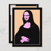 モナリサアポップ・アートのートスタイル ポストカード (正面/裏面)