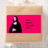 モナリサアポップ・アートのートスタイル ラベル (インサイチュ)