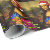 モナリサア来スサンタクロース ラッピングペーパー (ロールコーナー)