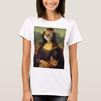 モナリサオレンジキャット Tシャツ