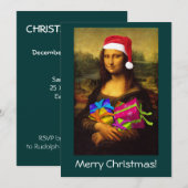 モナリササンタクロース 招待状 (正面/裏面)