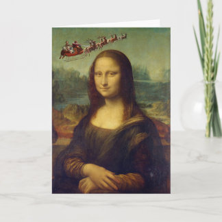 モナリササンタズスリーのクリスマスカード シーズンカード