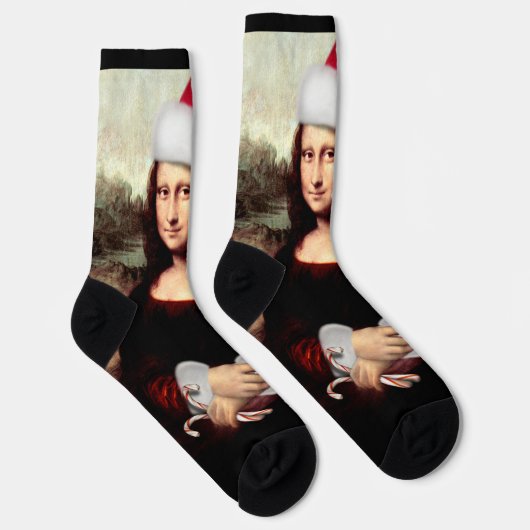 モナリササンタハットクリスマス ソックス (右)