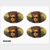 モナリサトゥグライフアートライフ 楕円形シール (シート)