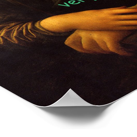 モナリサド芸術的ゲ ポスター (角)