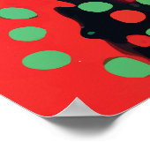 モナリサポップ・アートのドットアート ポスター (角)