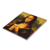 モナリサ飲みビアビール愛好家 タイル (側面)